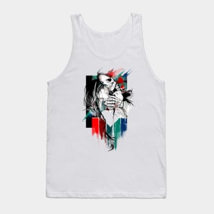 Fractured Heart Tank Top